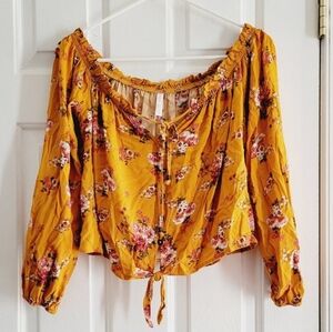 Off the Shoulder floral Top